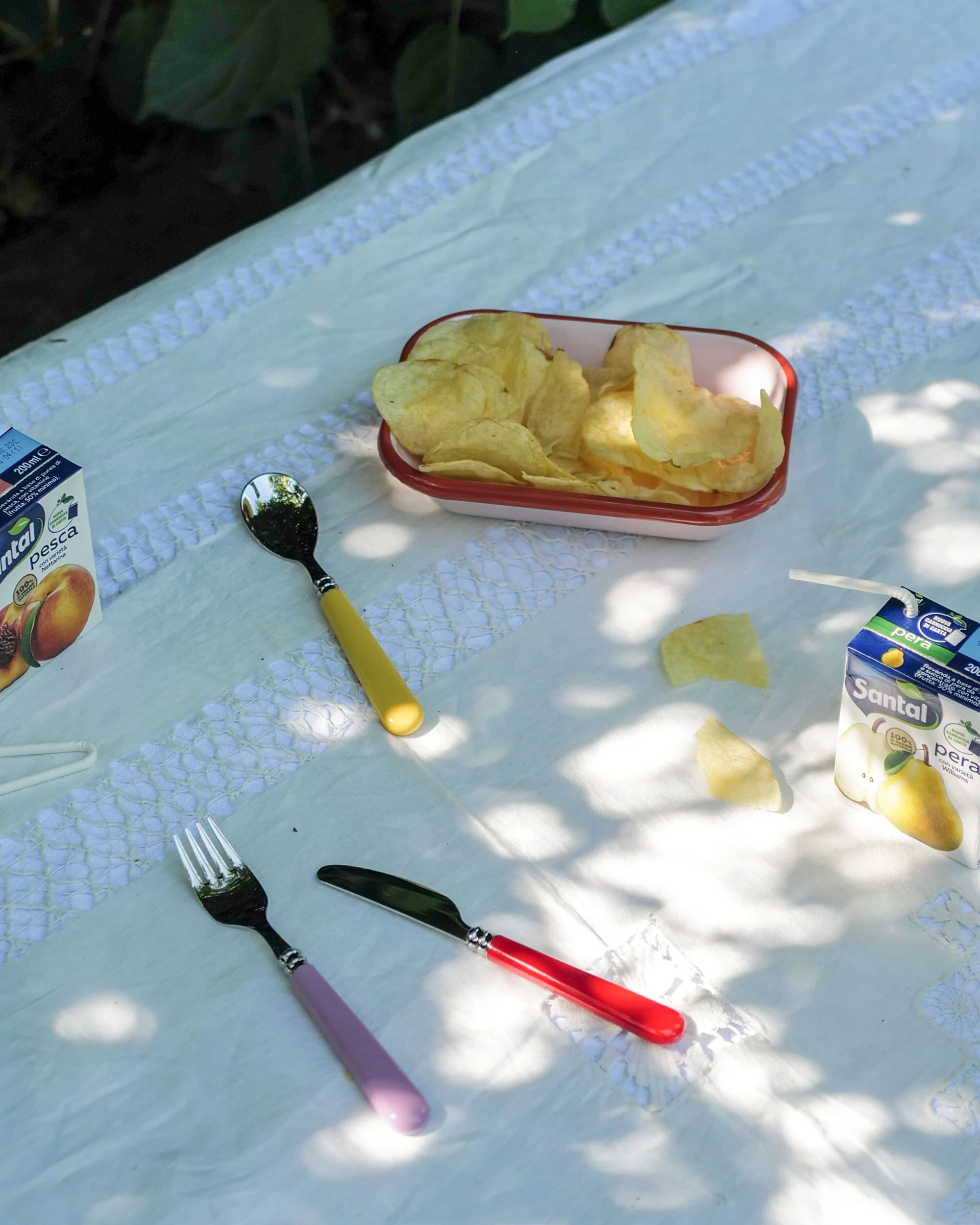 3 Piece Kids Cutlery Set, Reds - Image 3