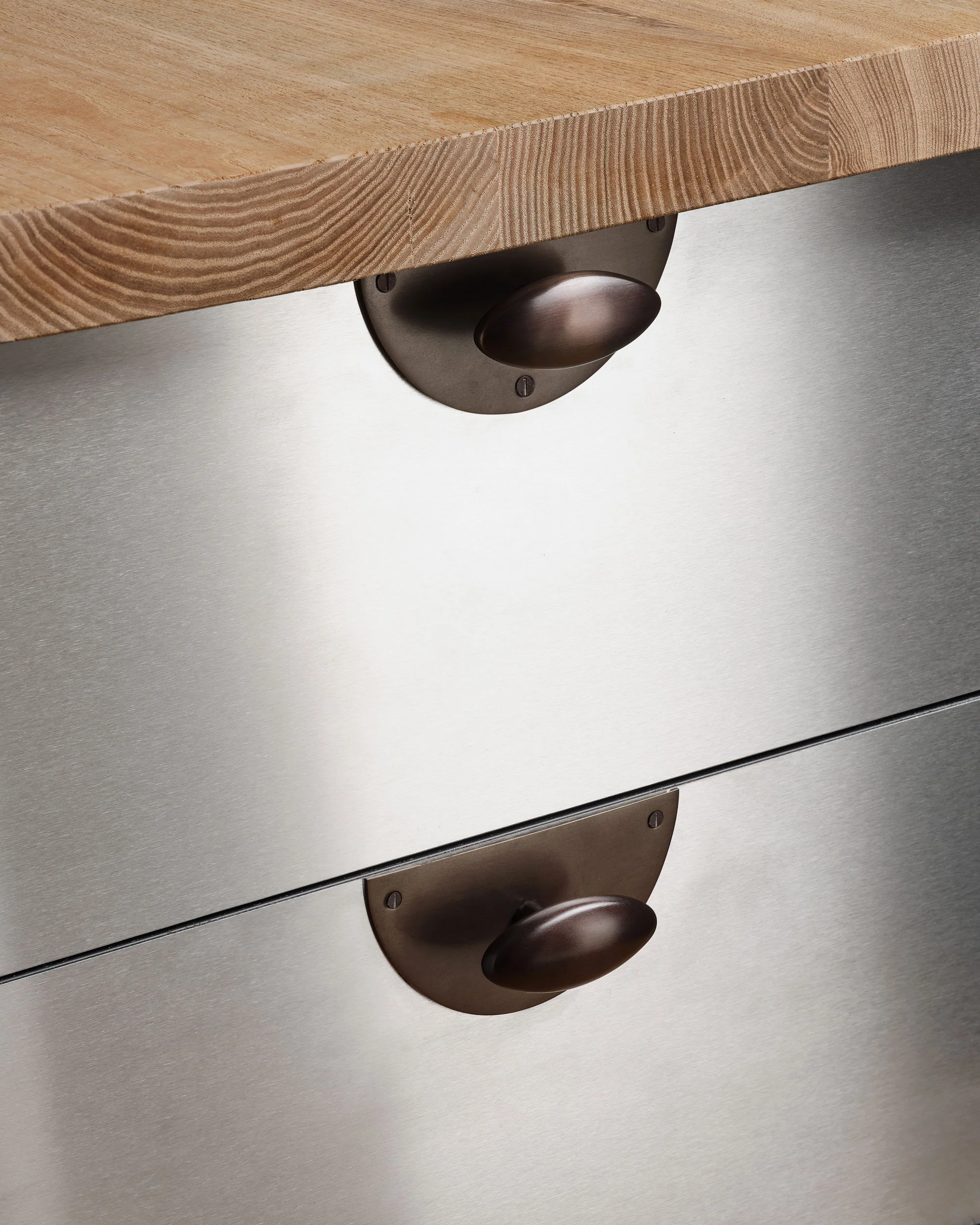 Blackened Bronze Oval Knob - Image 4