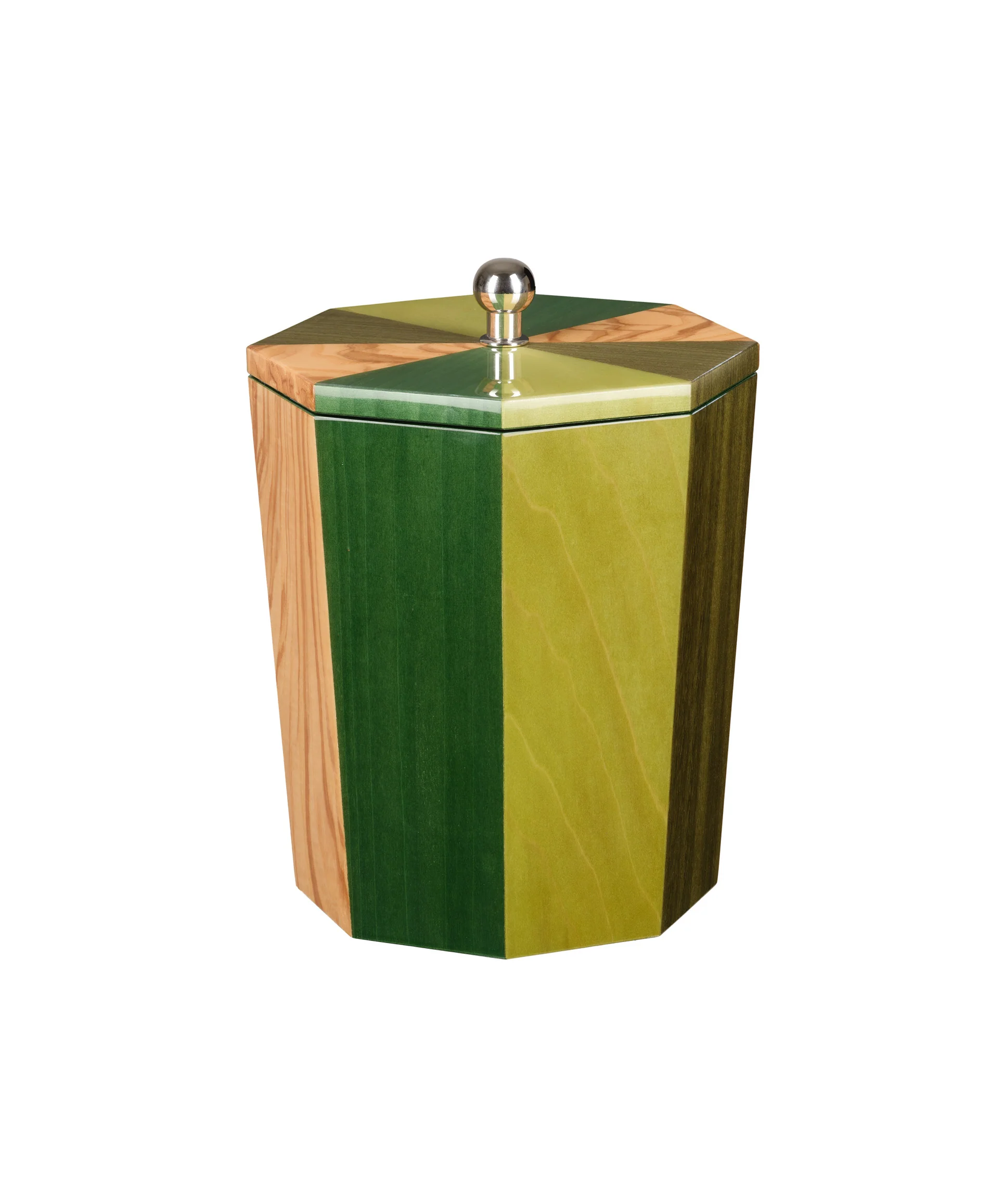 Lacquered Ice Bucket, Green - Image 4