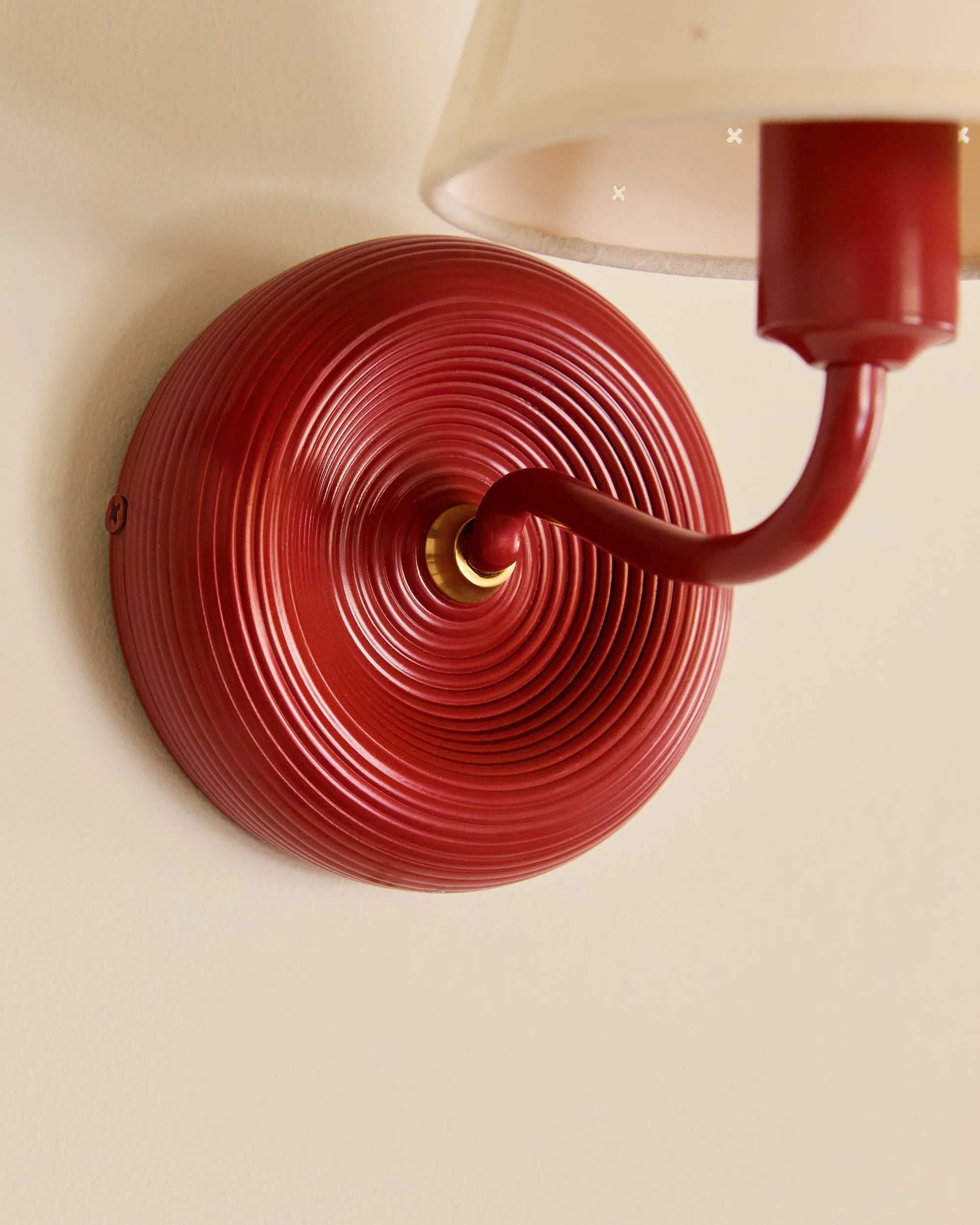 Hive Wall Light, Tomato - Image 3