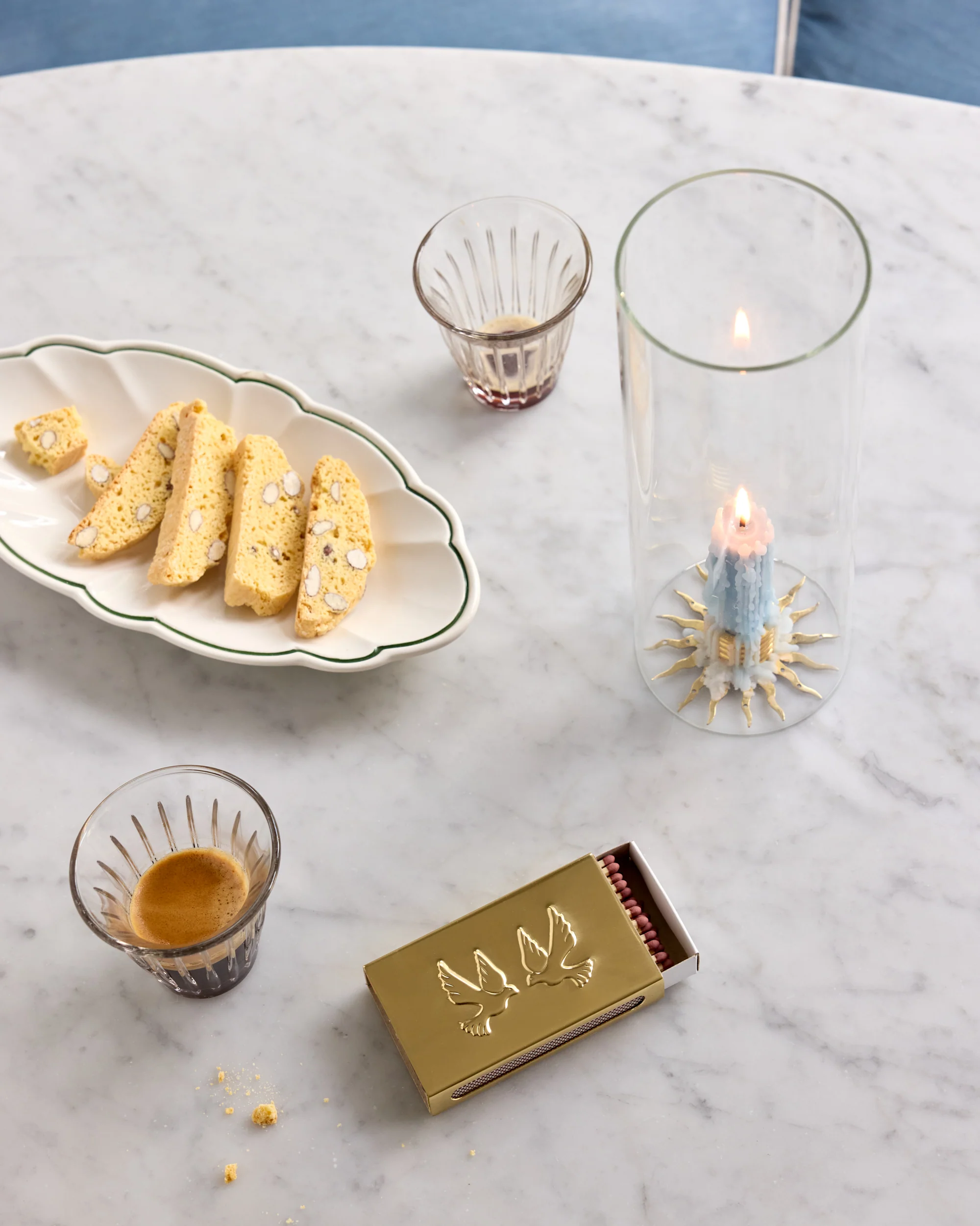 Lovebirds Matchbox Sleeve, Brass - Image 3