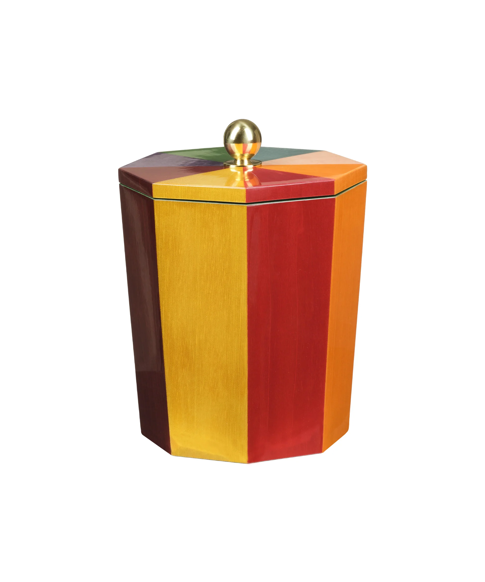 Rainbow Lacquered Ice Bucket - Image 6