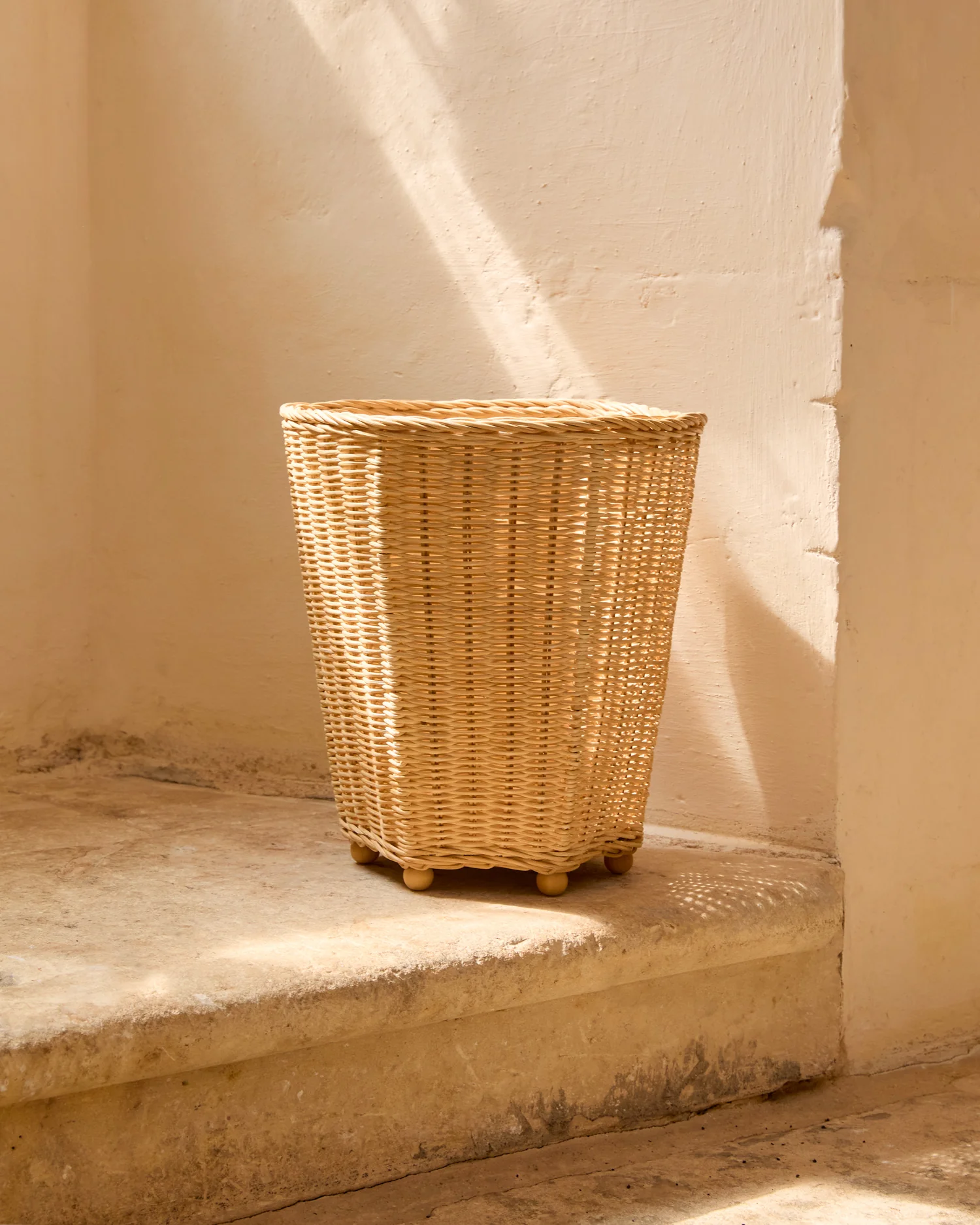 Rattan Waste Paper Bin - Image 3