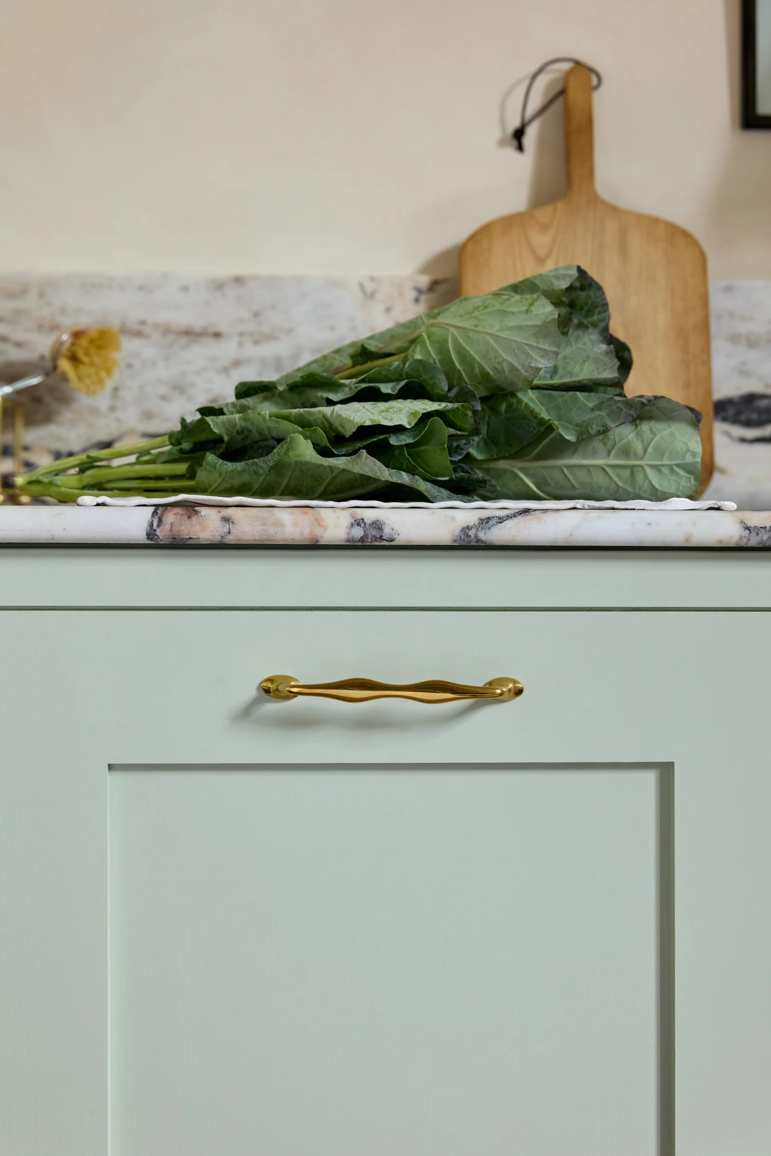 Wave Handle, Aged Brass - Image 5