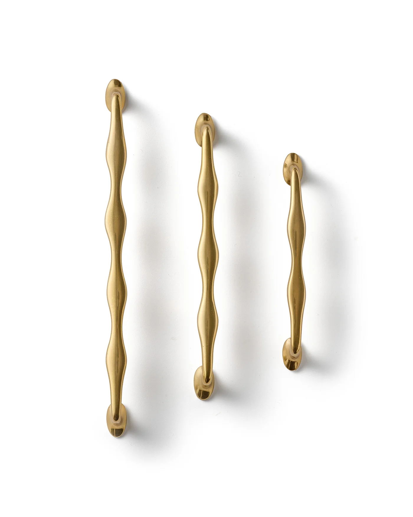 Wave Handle, Aged Brass - Image 8